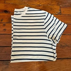 J. Crew Mercantile Broken In Slim T Shirt Striped Size XL